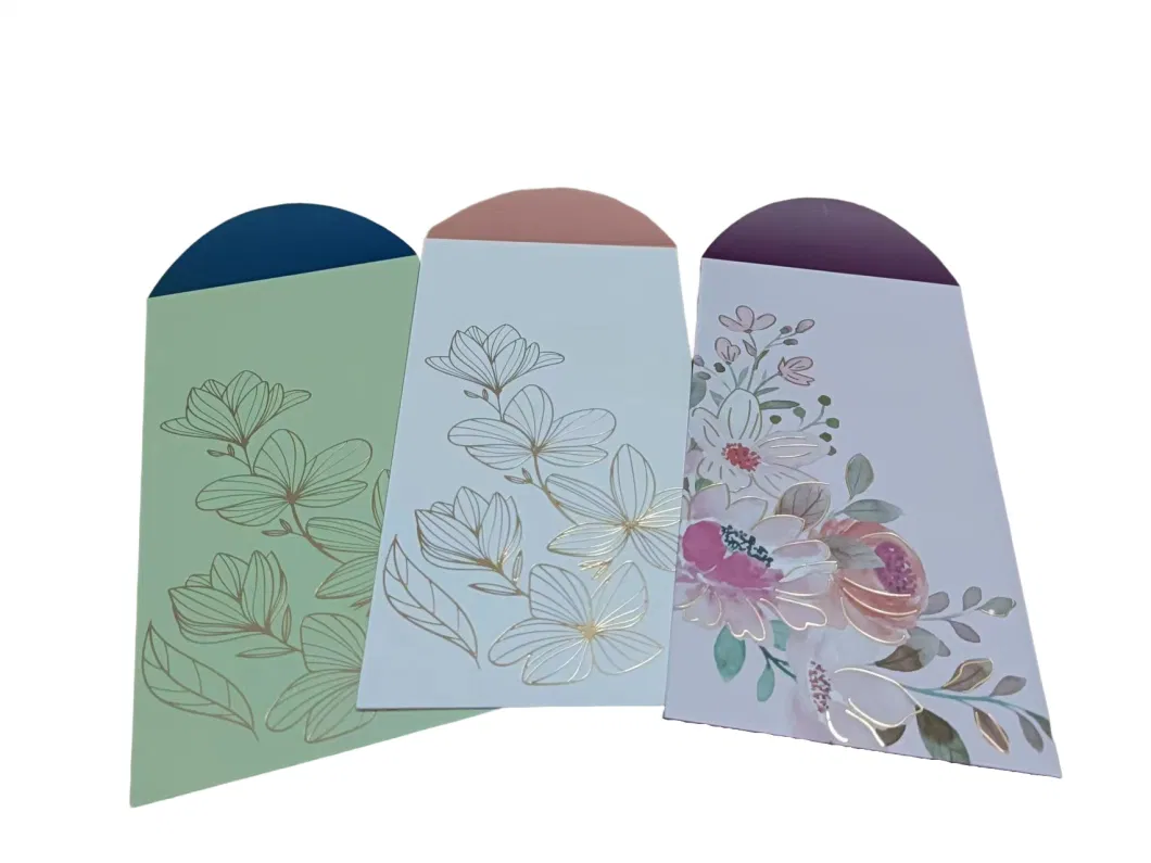 Wholesale Bronzed Silver Cardboard Envelopes Vintage Business Invitation Envelopes