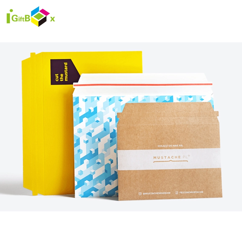 Simple Design Logo Printed Clothing Wrapping Paper Envelope Mail Bag Cardboard Envelope