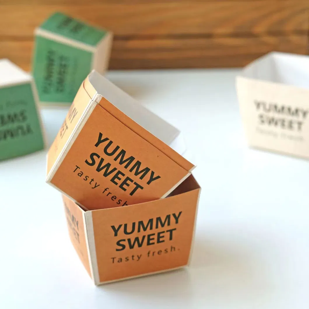 Creative Cake Paper Cup Wedding Dessert Table Square Cake Box