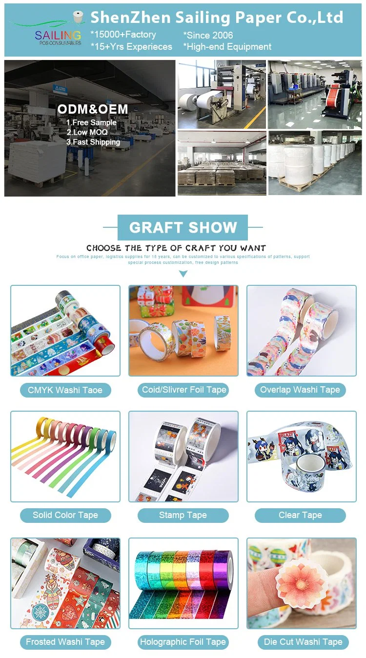 Wholesale Washi Tape Cheap Masking Tape for DIY Decoration