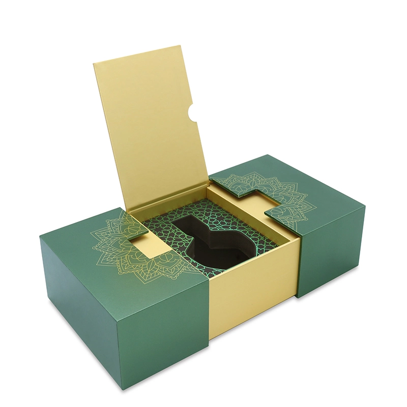 Luxury Wooden Boxes for Gift Personalized Reasonable Price Leather Perfume Rectangular Faux Leather Box