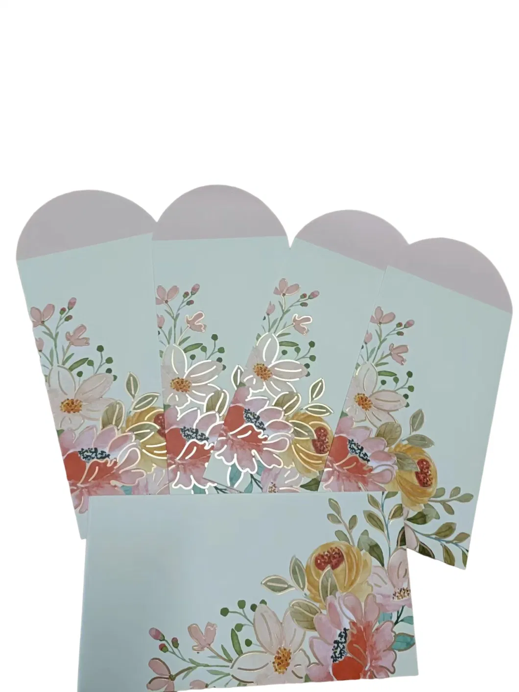 Wholesale Bronzed Silver Cardboard Envelopes Vintage Business Invitation Envelopes