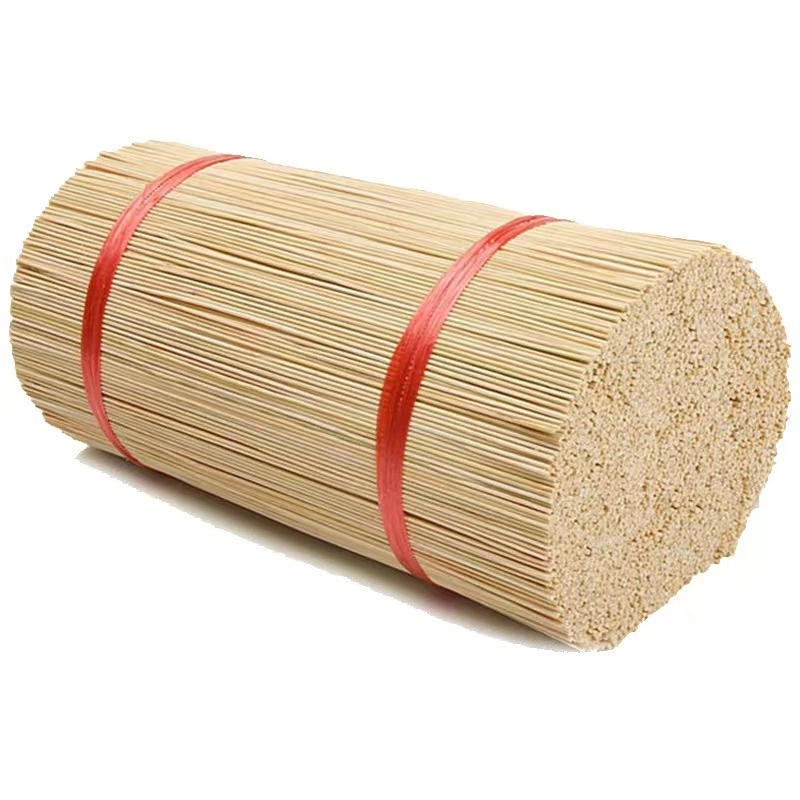 Natural Color Agarbatti 1.4mm 1.6mm 1.3 mm 1.3mm Round Small Bamboo Stick Incense