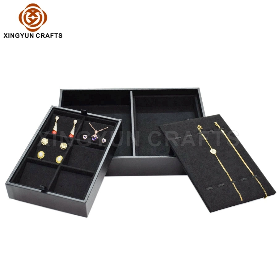 Wholesale Cheap Leather Jewelry Bangle Watch Packaging Box Small Plastic Jewel Gift Storage Box