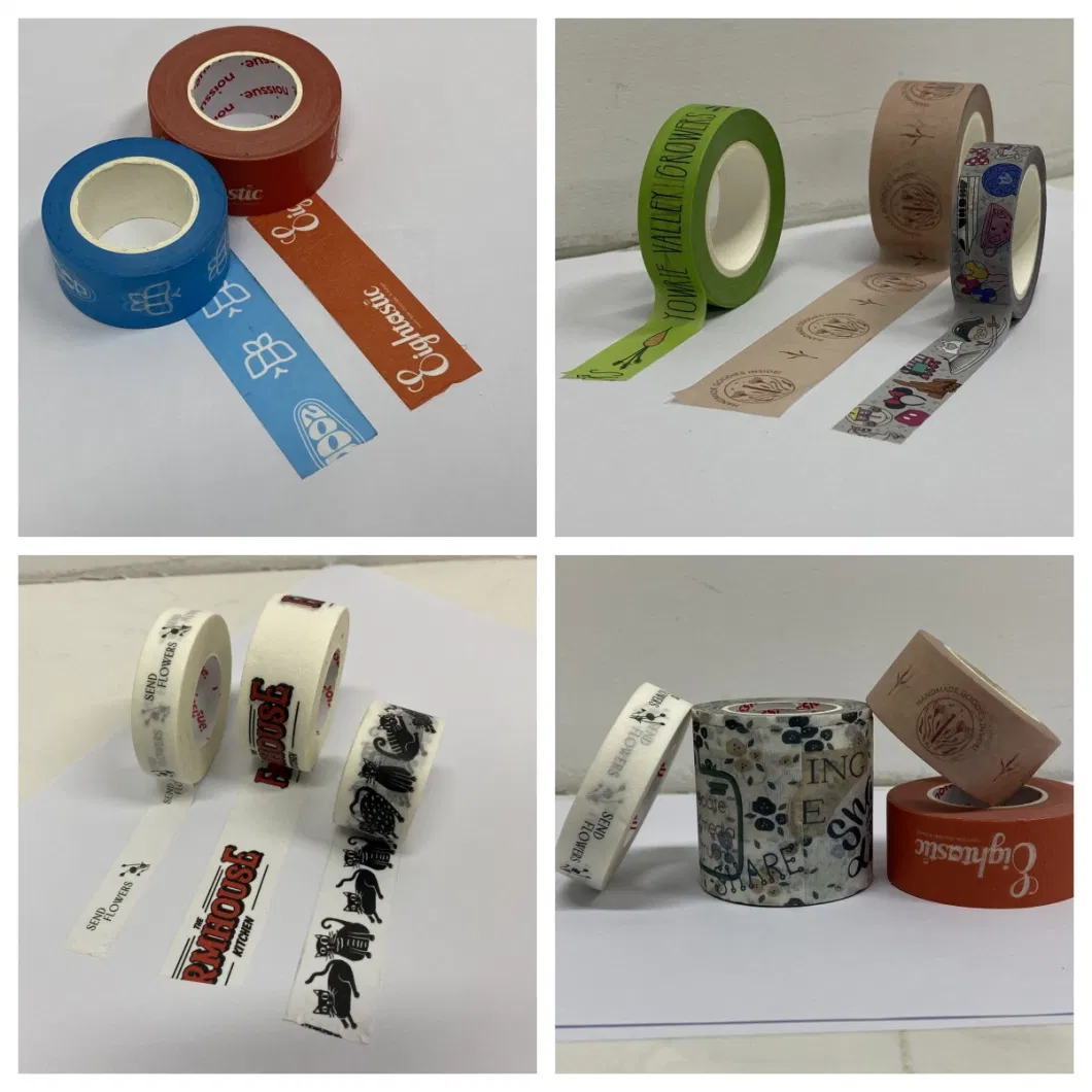 Custom Printed Colored Washi Tape Offer Waterproof DIY Acrylic Customized Scrapbooking Item Crafts Paper Color Design Feature