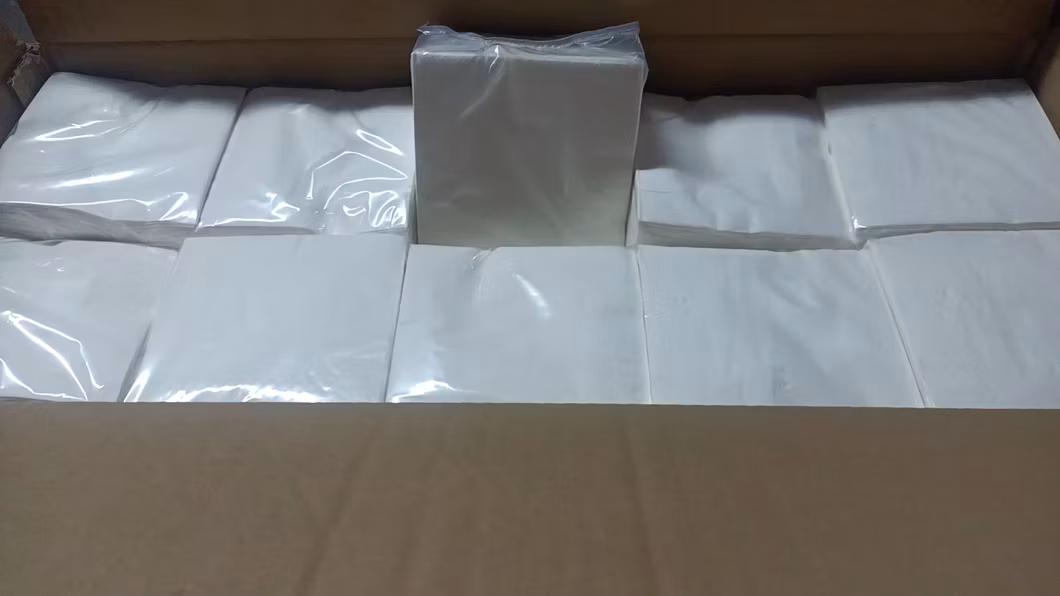 High Quality Fancy Restaurant Paper Tissue Eco Friendly Dyed Red Airlaid Paper Napkins