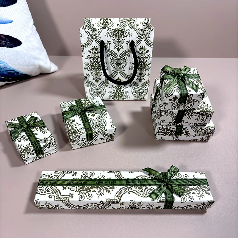 Jewelry Zipper Box Luxurious Boxes Jewelry Zipper Travel Case Simple PU Leather Earrings Jewellery Storage