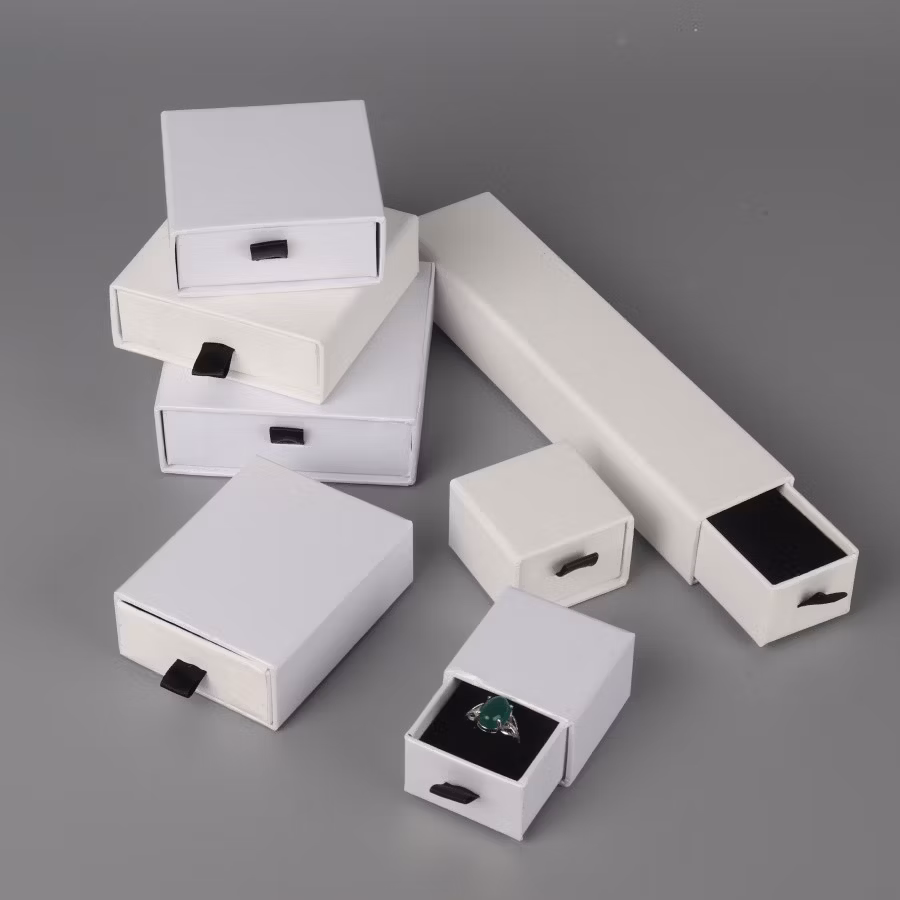 Cardboard Paper Packaging Gift Small Drawer Box for Jewelry Candle Cosmetics