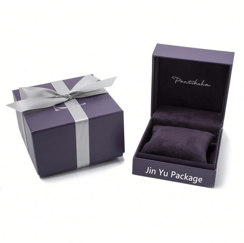 Luxury Velvet Pillow Gift Jewelry Bracelet Packaging Boxes with Custom Logo