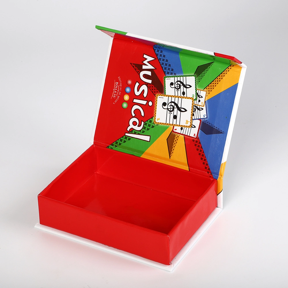Luxury Custom Logo Book Shape Premium Rigid Magnetic Closure Paper Gift Box