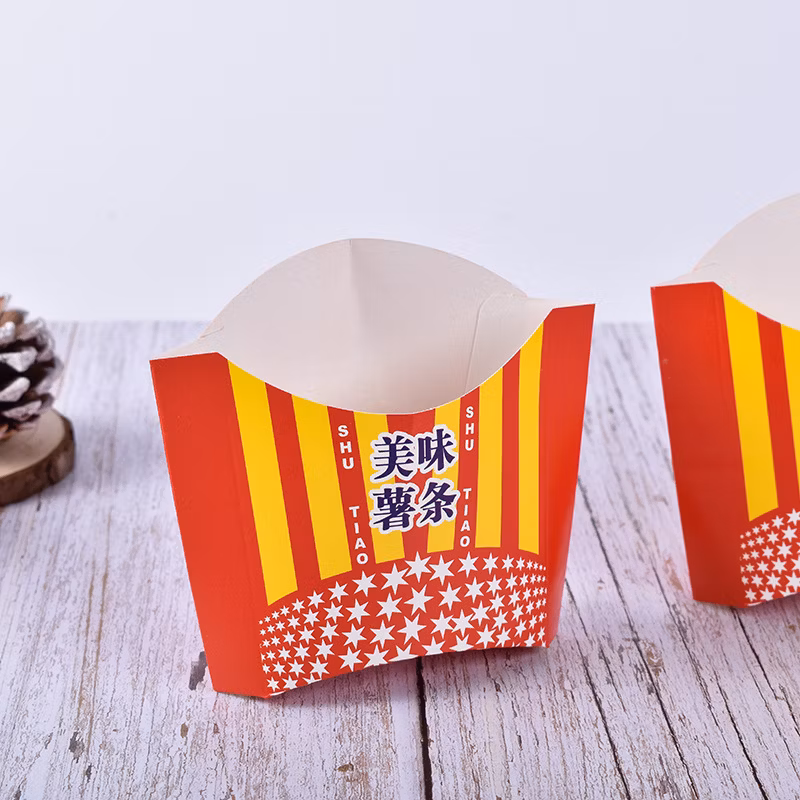 Wholesale Fast Food Handle Transport Delivery Snack Box Hot Dog Package Packaging Box