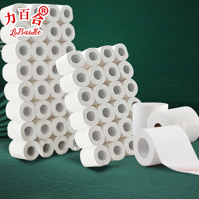 Good Quality Bathroom Use Virgin 4 Ply Flushed Toilet Towel Paper