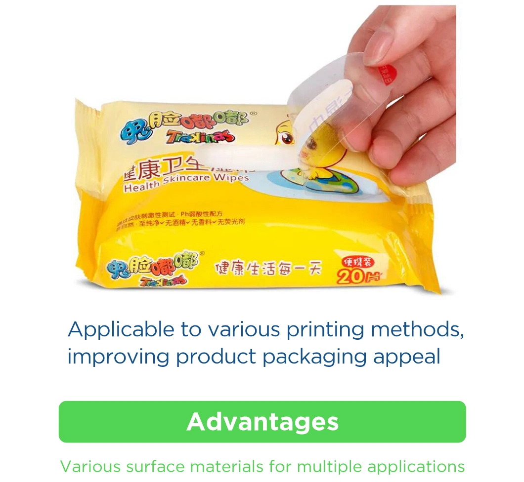 Manufacture Rightint Waterproof Carton OEM Shanghai Films self-adhesive labels blank label jumbo roll