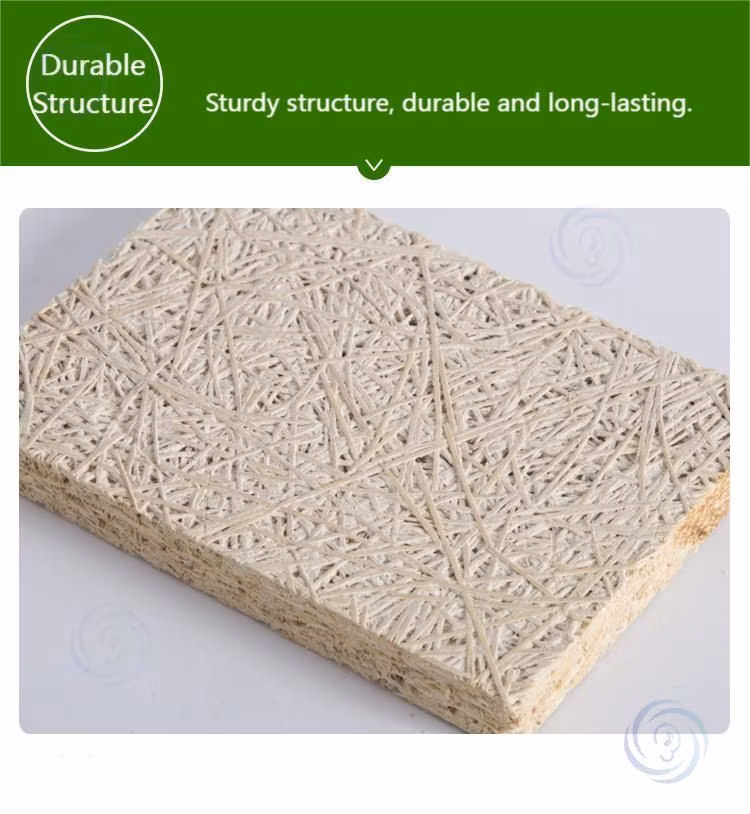 Harmony Acoustic Decorative Board Colorful Sound Absorption Material Wood Wool Wall Panels