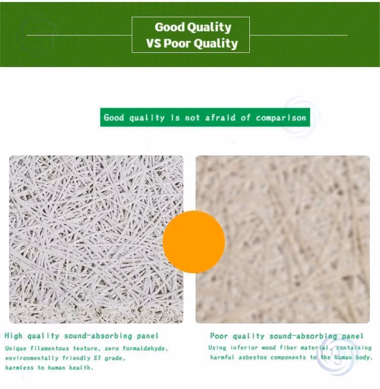 Harmony Acoustic Decorative Board Colorful Sound Absorption Material Wood Wool Wall Panels