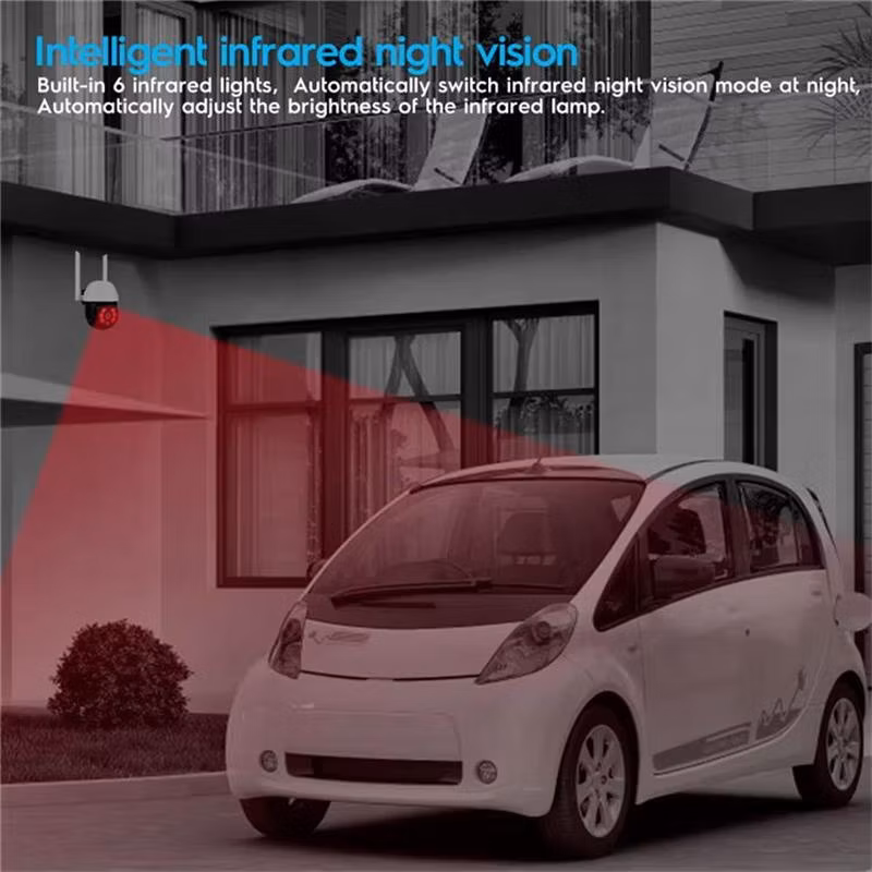 3MP Tuya Gsmart Cam APP Floodlight WiFi Camera Waterproof Security CCTV Camera Ai Human Detection for Home Security White OEM