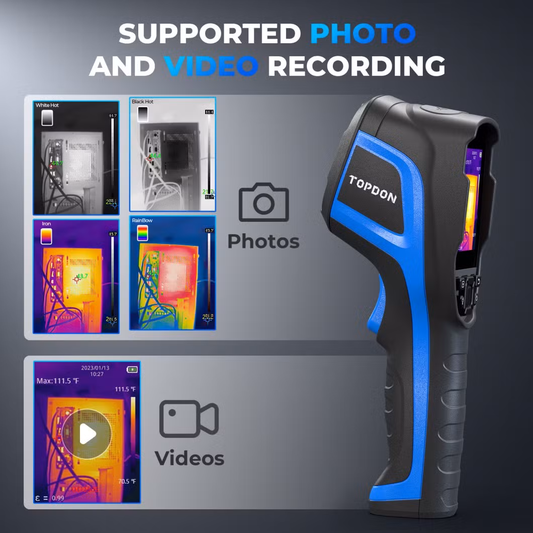 2023 Topdon Tc004 256*192 Small Portable Mobile Smart Accuracy High Quality Android Mobile Connect Infiray Thermal Scanner Imaging Camera Imager
