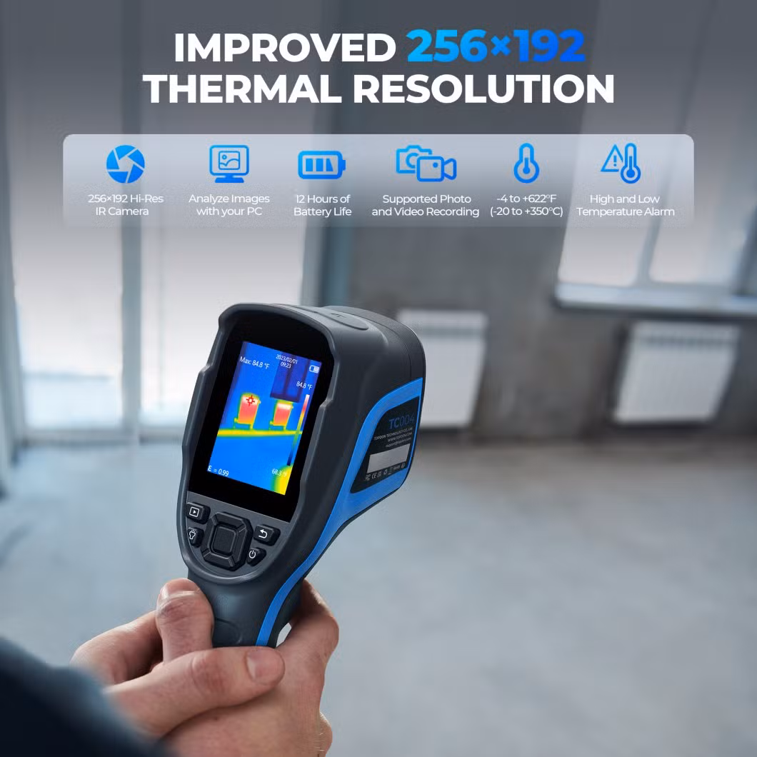 2023 Topdon Tc004 256*192 Small Portable Mobile Smart Accuracy High Quality Android Mobile Connect Infiray Thermal Scanner Imaging Camera Imager