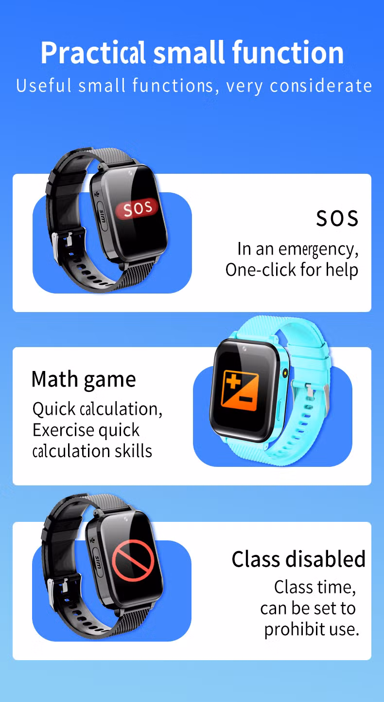 2024 Super Cool Ql27 Kids′ Smartwatch - 1.69" IPS Screen Magic, GPS Wonder, Wi-Fi Wonders, Connectivity Charms, and Video Calling Magic Function