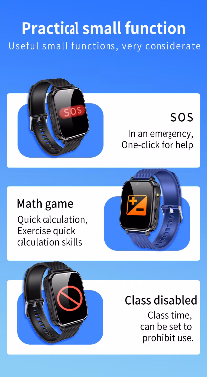 Entertainment and Education Meet Tech: 2024 New Q36 Smartwatch for Kids - Android Platform, Video Calls, Voice Chat, APP Downloads, Camera Functions