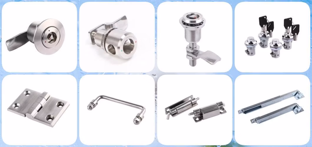 High Security Industrial Safe Electronic Cylinder T-Handle Compression Latch Cabinet Door Quarter Turn Cam Lock with Key for Electrical Cabinet/Enclosure