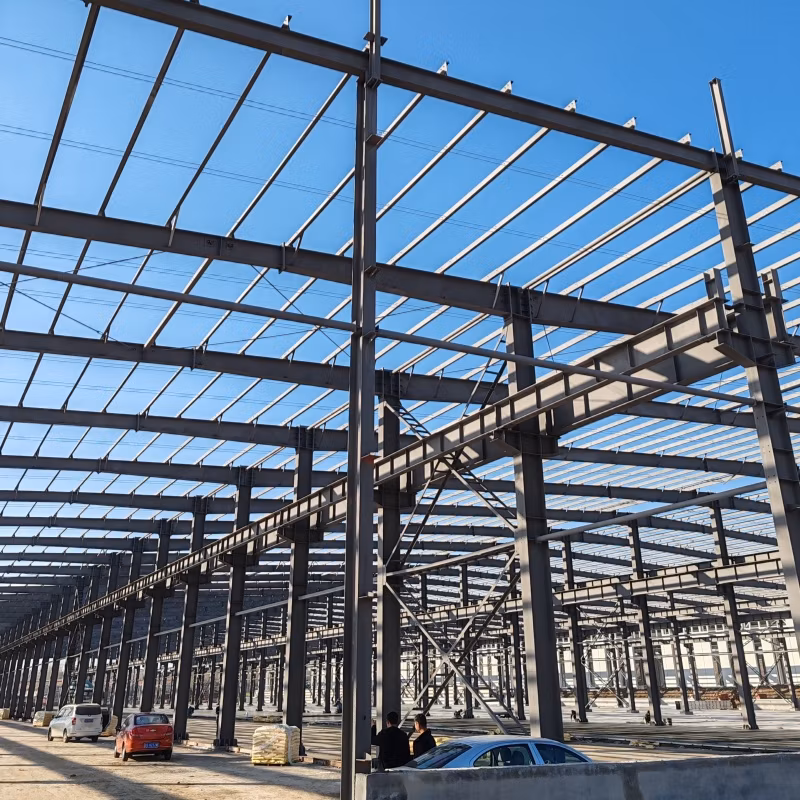 New Technology Design Prefabricated Durable Support Installation Steel Frame Structure Workshop Warehouse Building