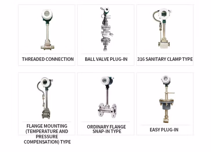 Wholesale Economy Hot Sell High Precision Measuring Range Wide Pressure Loss Small Digital Gas/Steam Vortex Flowmeter