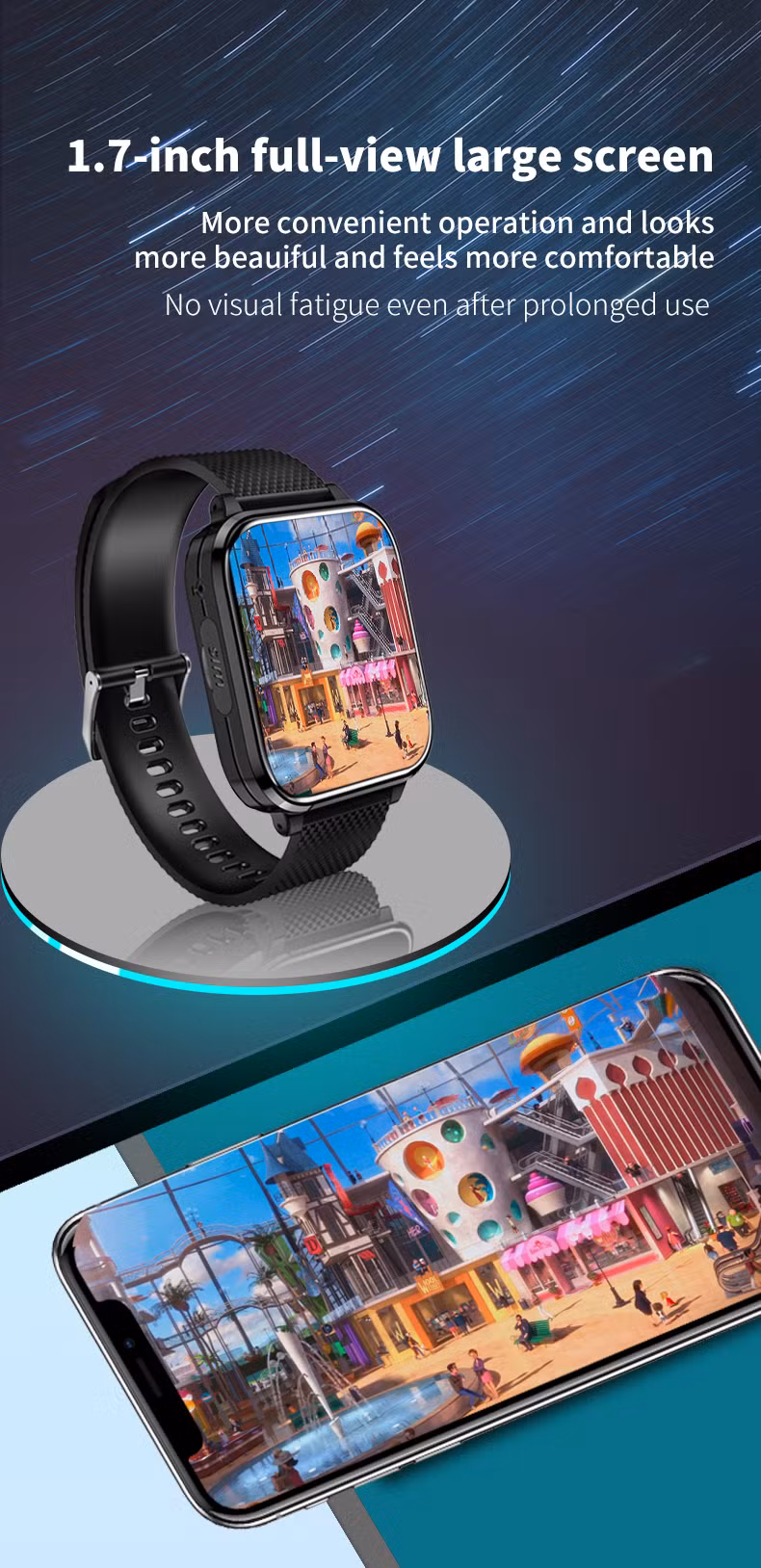 Entertainment and Education Meet Tech: 2024 New Q36 Smartwatch for Kids - Android Platform, Video Calls, Voice Chat, APP Downloads, Camera Functions