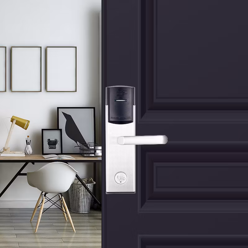 Factory Us ANSI Mortise Hot Sale MIFARE Card 13.56 MHz Fast Open BLE Gateway Mobile Remote Control Hotel Lock with Software System
