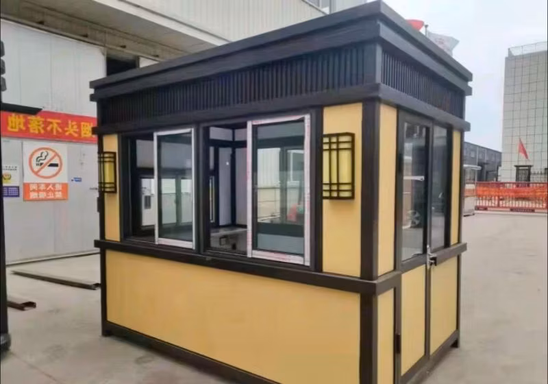 Portable Sentry Box Security Kiosk Information Booth or Ticketing Office Container Unit