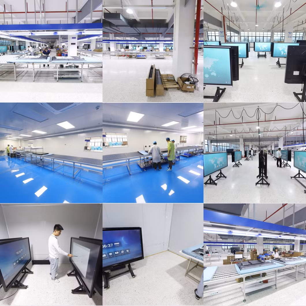 86 Inch Interactive Electronic Digital LED Interactive Smart Finger-Touch Whiteboard Class