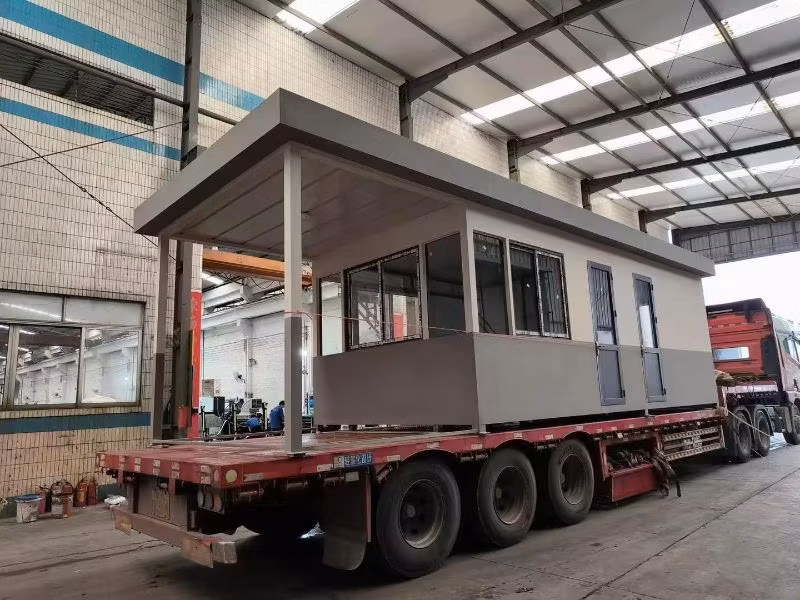 Portable Sentry Box Security Kiosk Information Booth or Ticketing Office Container Unit