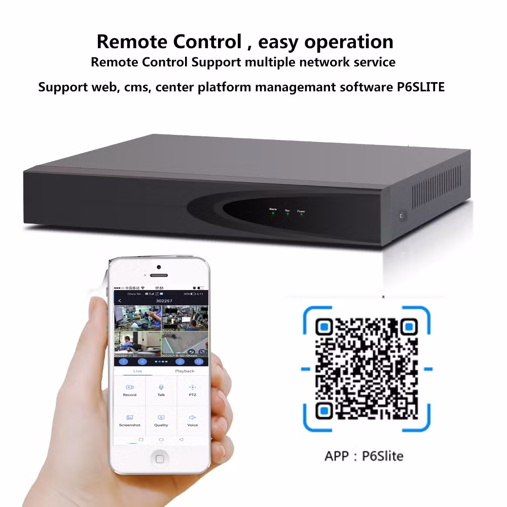 4MP Poe Camera and 4K Network Video Recorder Built-in Audio 4MP Security Camera Kit NVR Surveillance