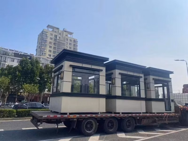 Portable Sentry Box Security Kiosk Information Booth or Ticketing Office Container Unit