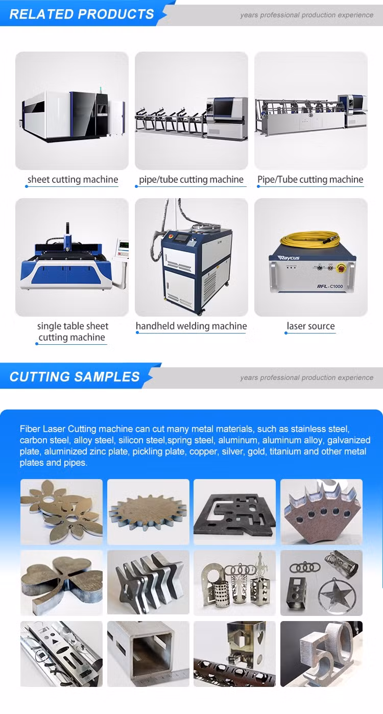High Power Fiber Laser Metal Sheet Cutting Control Software Cypcute for OEM Laser Cutting Machine