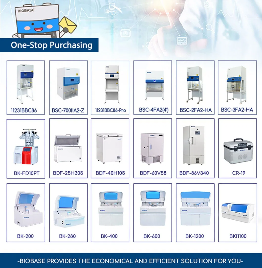 Biobase Animal Biosafety Cabinet Class II Type A2 Biological Safety Cabinet Medical Instrument for Lab