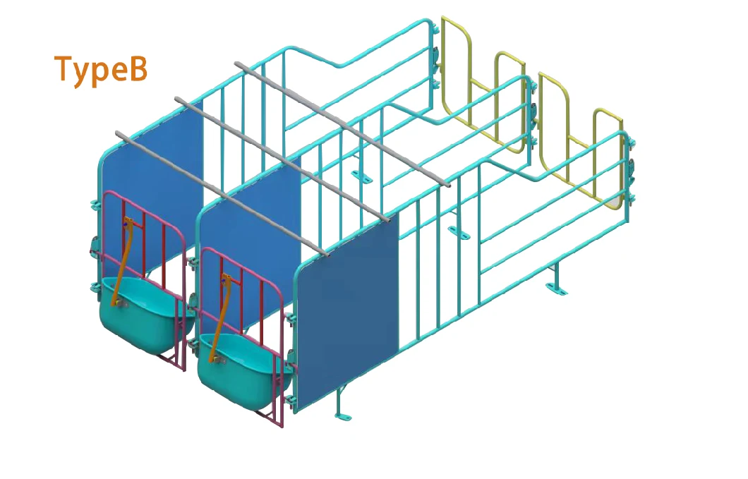 Factory Direct Sales Pig Penning System and Customization Sow Crate Gestation Cage