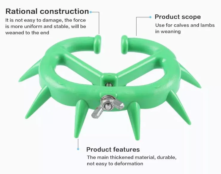 High Quality Veterinary Plastic Weaner Plastic Weaner for Calf Cow