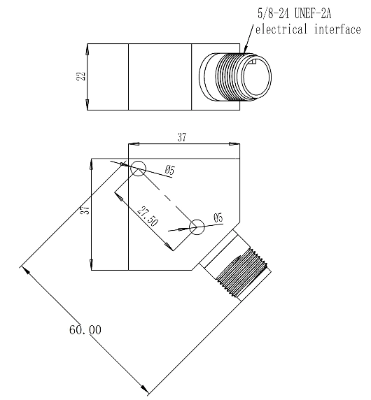 Hangjia Vibration Triaxial Piezoelectric Acceleration Transducer