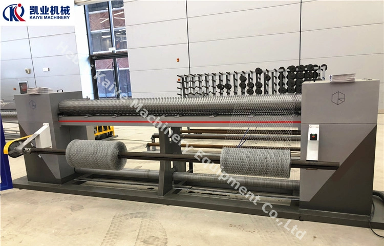 Fully Automated Straight and Reverse Twisted Hexagonal Wire Mesh Machine