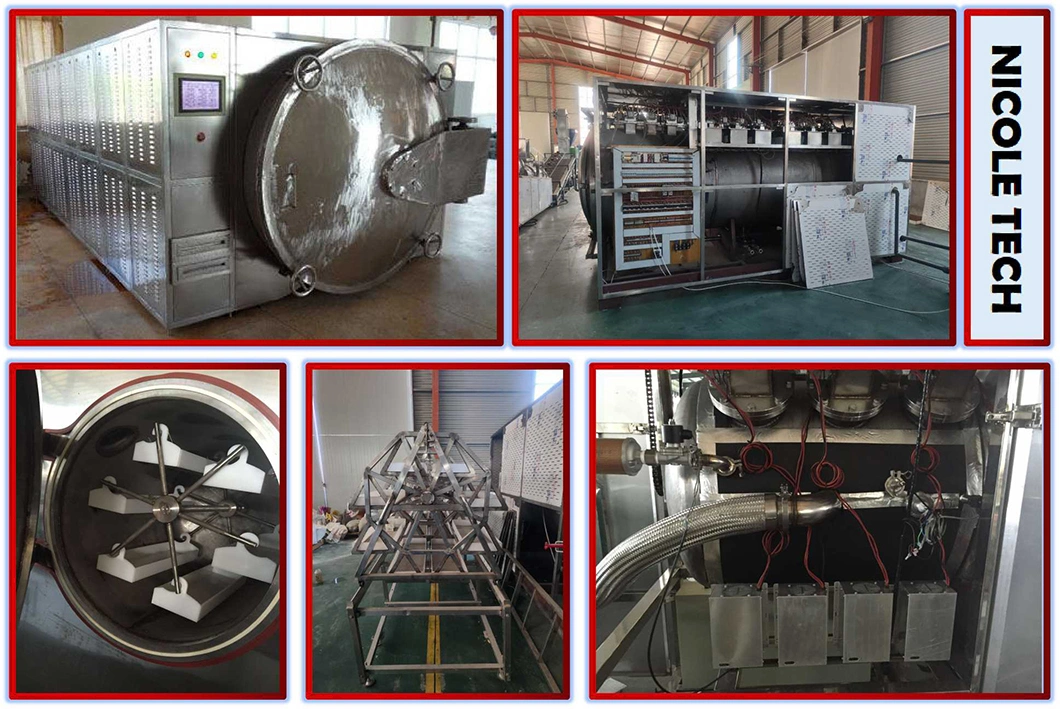 Stainless Steel Commercial Microwave Vacuum Drying Machine Oven for Herb Medicine Pharmaceutical