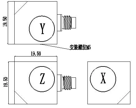 Low Price Built-in Circuitry Universal Triaxial Voltage Piezoelectric Acceleration Sensor Accelerometer (A23F50)