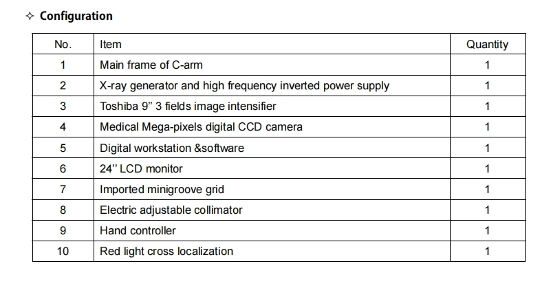 Veterinary High Frequency Mobile Digital C-Arm System