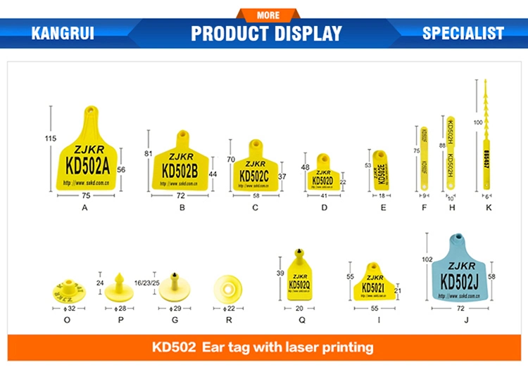 Laser Printing Eartag for Animal Tracking