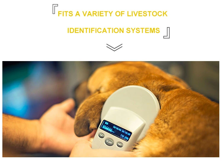 Pet Management Tracking UHF Alien H3 TPU RFID Animal Ear Tag