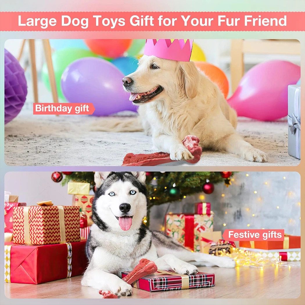 Wholesale Christmas Leg Bone Indestructible Nylon Aggressive Dog Toy