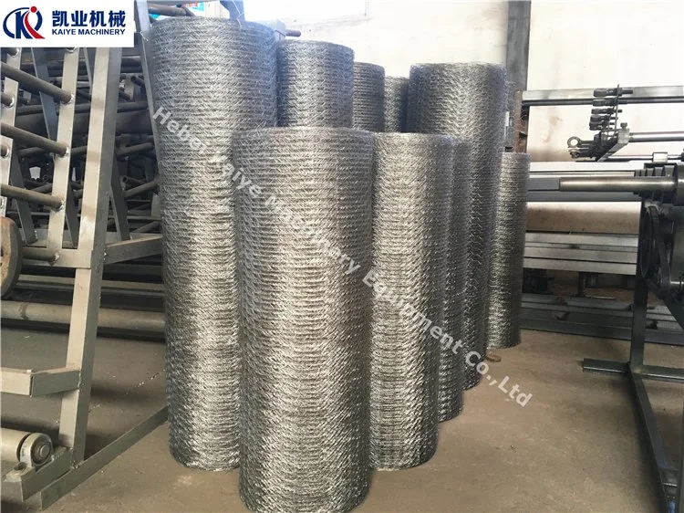 Fully Automated Straight and Reverse Twisted Hexagonal Wire Mesh Machine