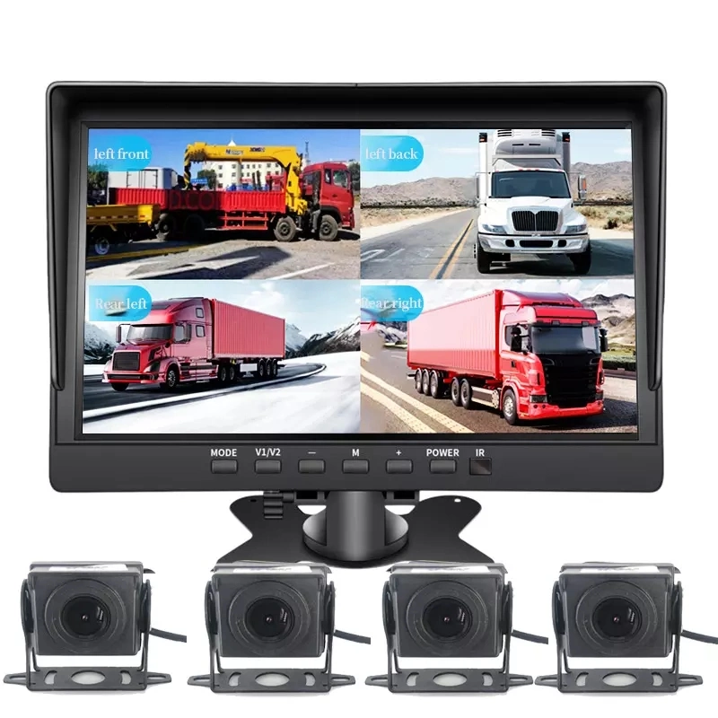 Waterproof HD Car Camera Surround Monitor System GPS Low-Lux Night Vision