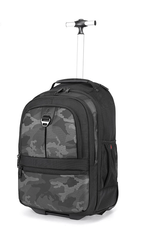 2023 Wholesale Backpack with Wheels Compartment Travelling Custom Waterproof Trolley Laptop Backpack