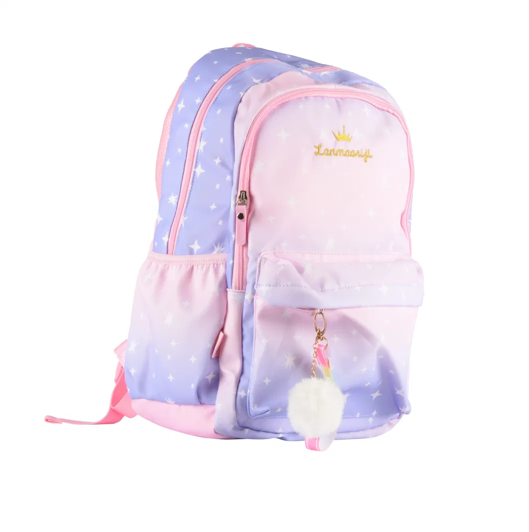 Promotional Large Capacity Children&rsquor; S Lightweight Backpack Student School Bags for Girls